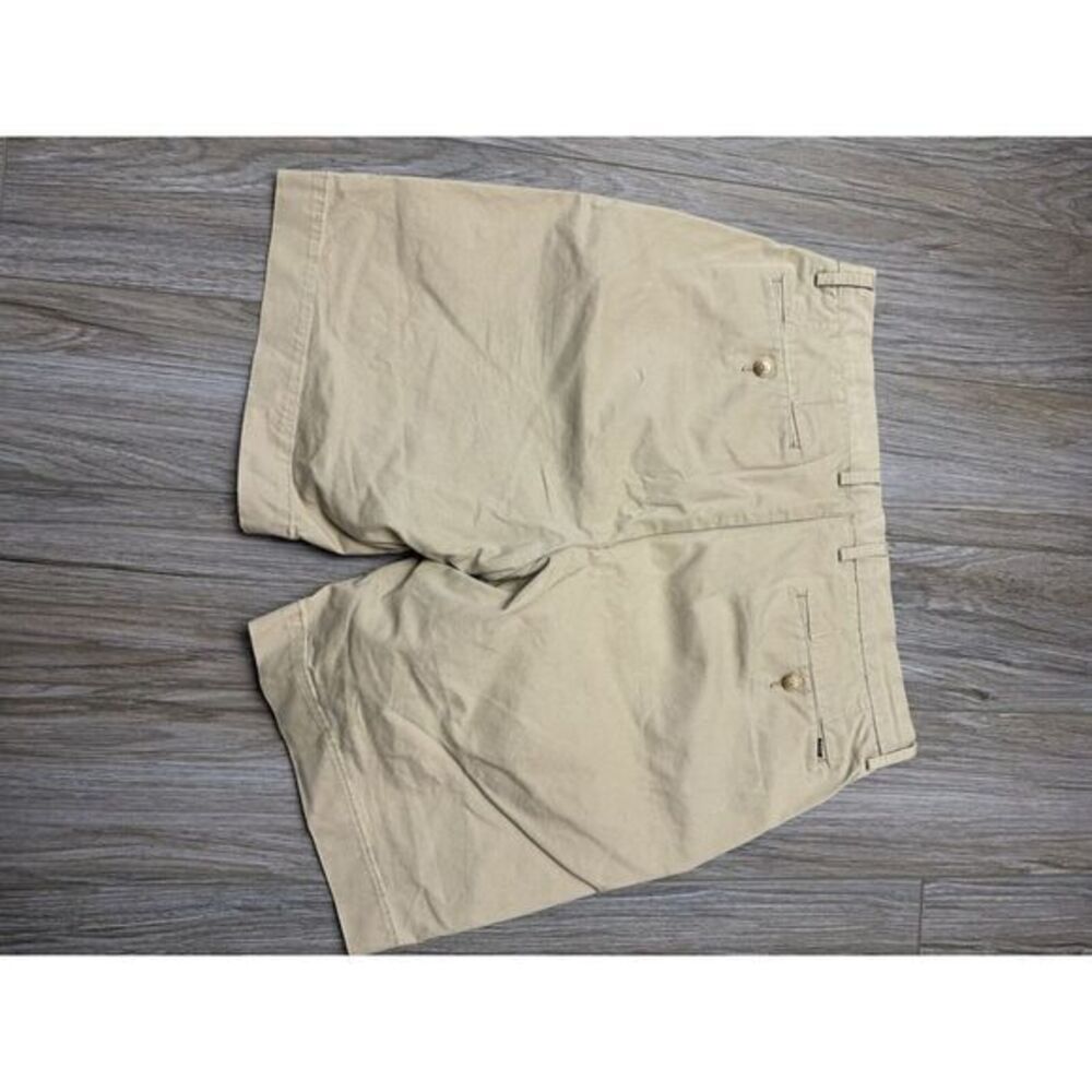 Polo Ralph Lauren Stretch Classic Fit 9" Inch Chino Khaki Cotton Size 34 Shorts - Picture 5 of 6